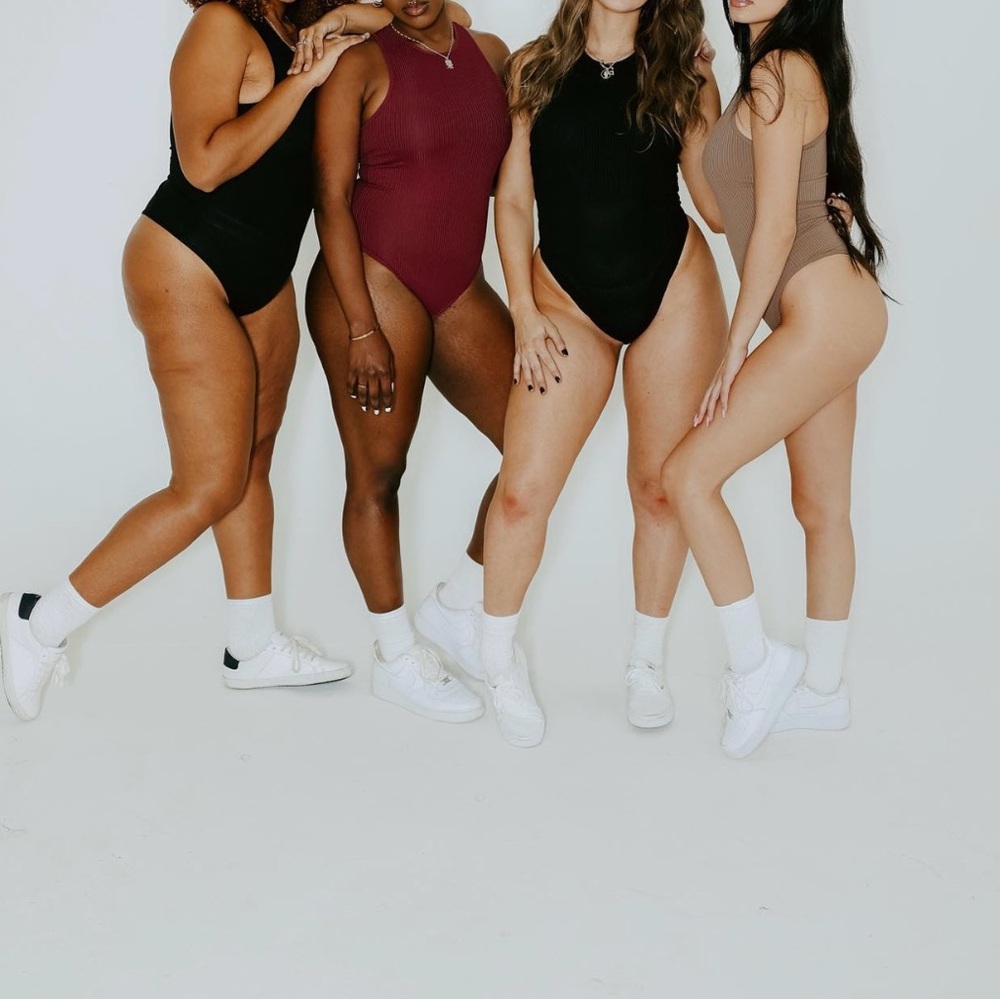 Klassy Network Brown Ribbed Bodysuit - Picture 7 of 7
